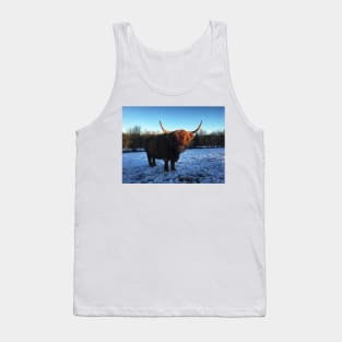 Scottish Highland Cattle Cow 2243 Tank Top